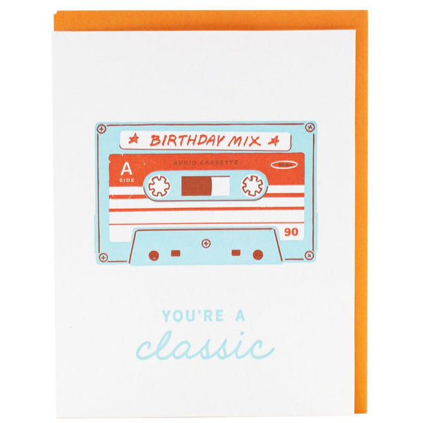 Cassette Tape Birthday Card
