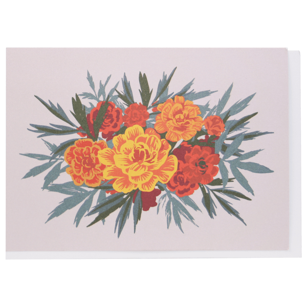 Marigolds Note Card