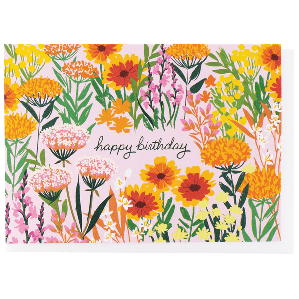 Summer Meadow Birthday Note Card