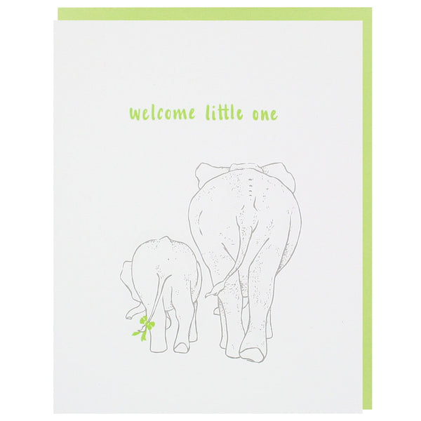Elephant Baby Card