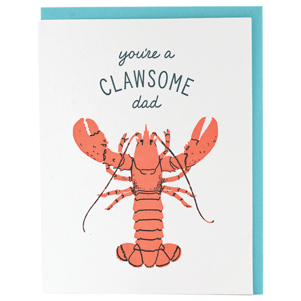 Clawsome Lobster Father's Day Card
