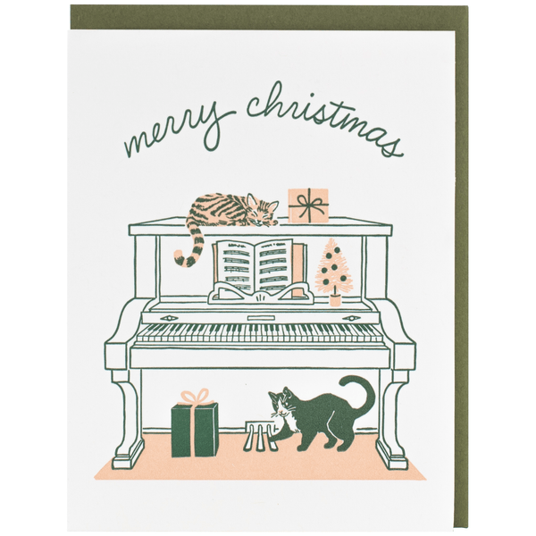 Musical Cats Christmas Card