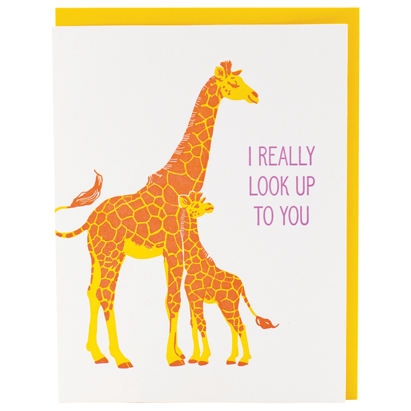 Giraffes Caregiver Card