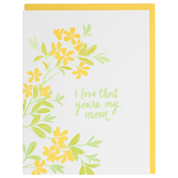 Yellow Blossoms Mother's Day Card
