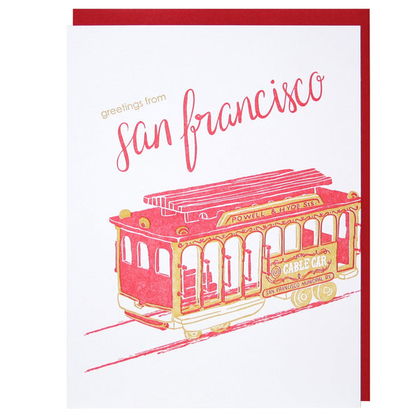 Greetings from San Francisco Card