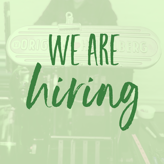 We're Hiring: Part-Time, Seasonal Fulfillment Assistant