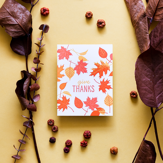 Show Your Gratitude With Thoughtful Letterpress Cards