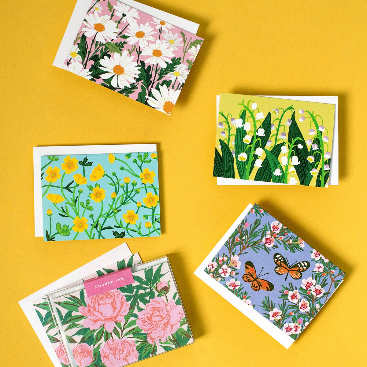Blank Boxed Note Cards – Smudge Ink