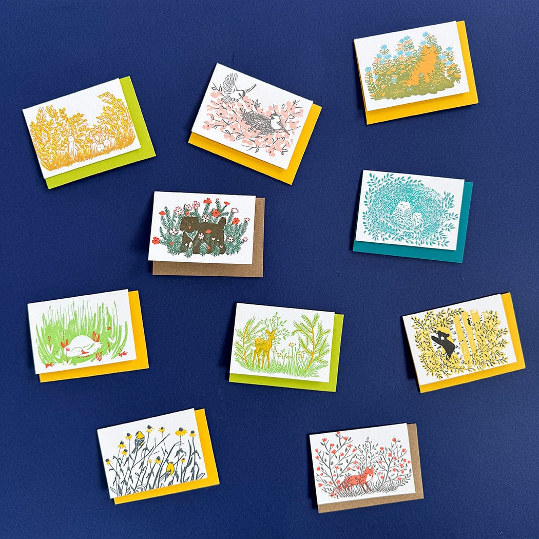 Letterpress Greeting Cards | Connect & Celebrate | Smudge Ink