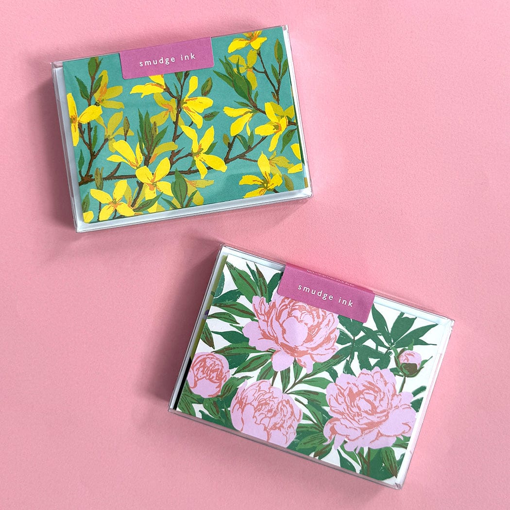 Full Bloom Boxed Note Card Bundle– Smudge Ink