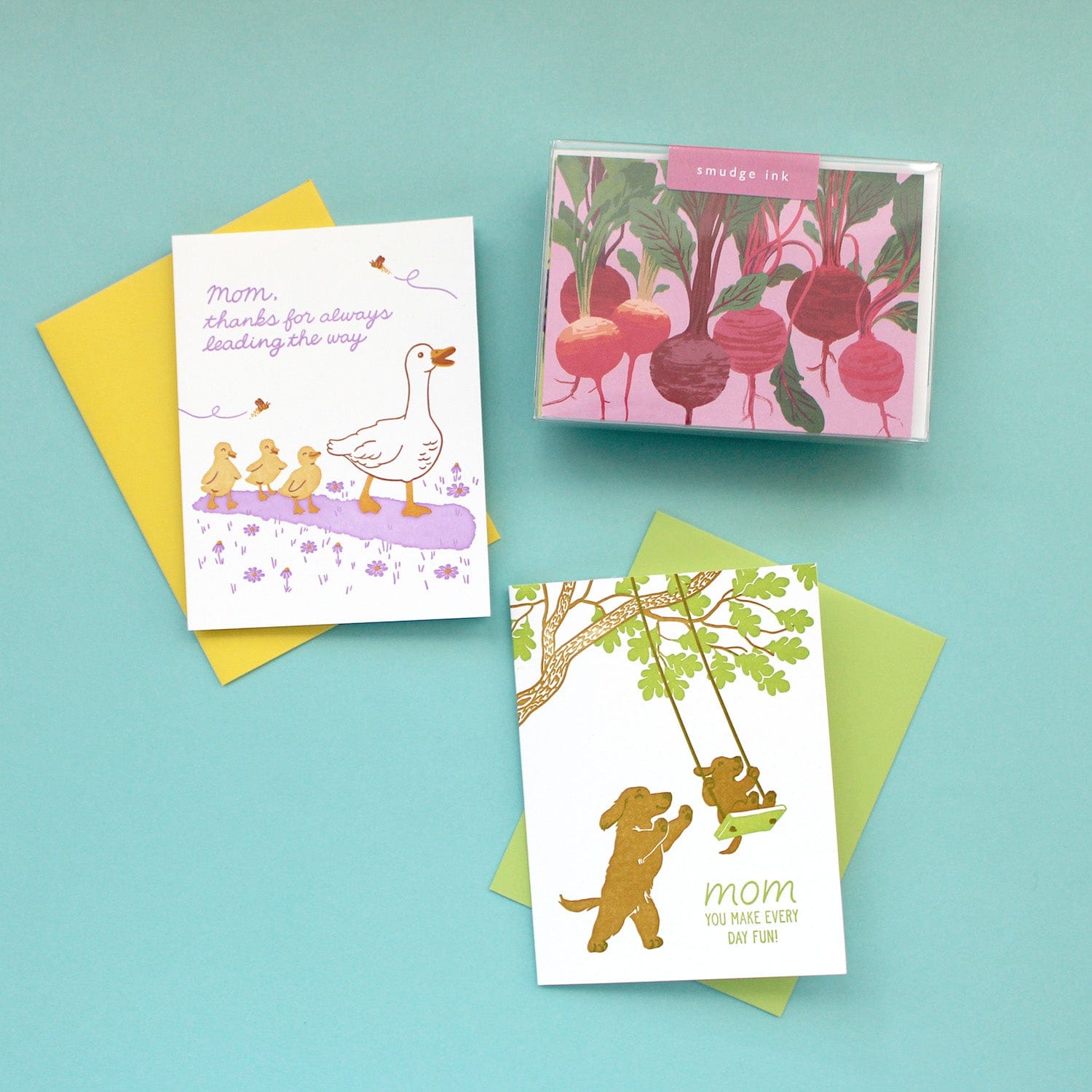 Blank Boxed Note Cards– Smudge Ink