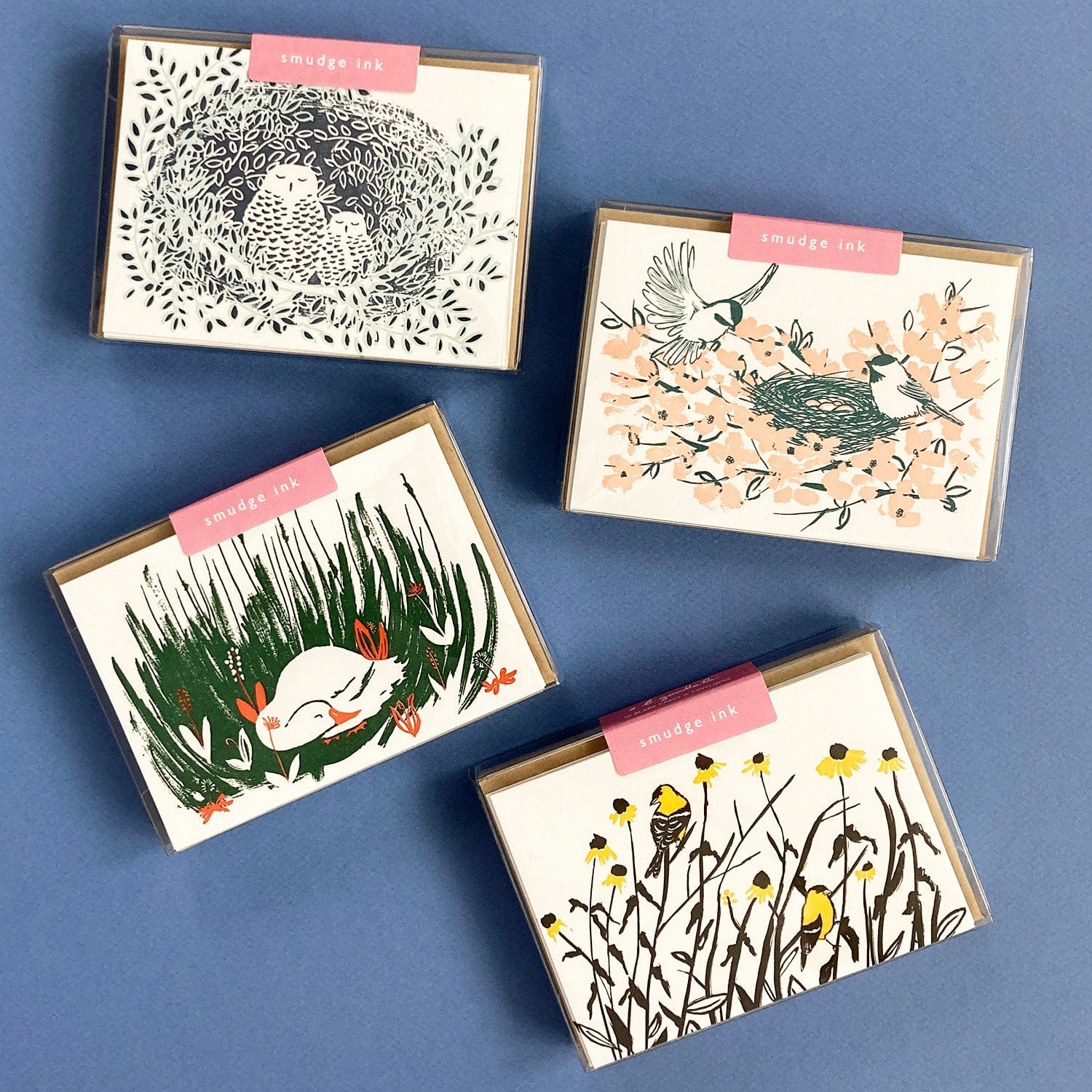 Blank Boxed Note Cards– Smudge Ink