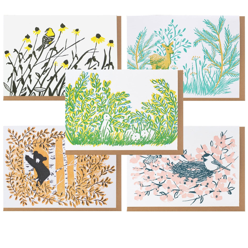 Garden Visitors Boxed Note Card Set | e.b.goodale for Smudge Ink Garden Visitors Boxed Note Card Set | e.b.goodale for Smudge Ink