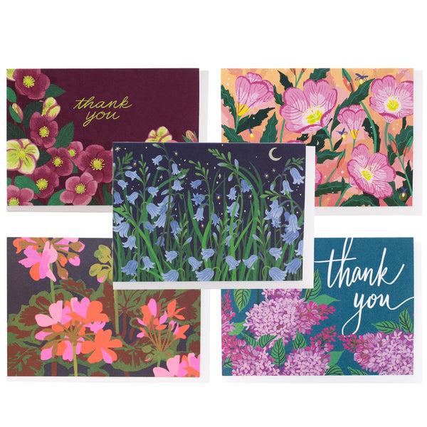 Moody Blooms Note Card Set