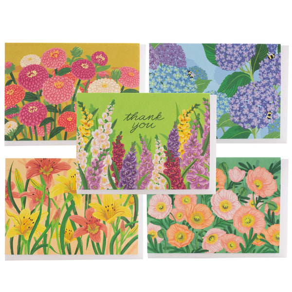 Sunny Flowers Note Card Set