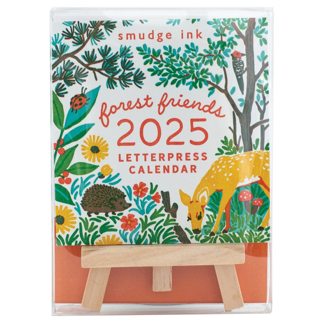 Letterpress Desk Calendar 2025 