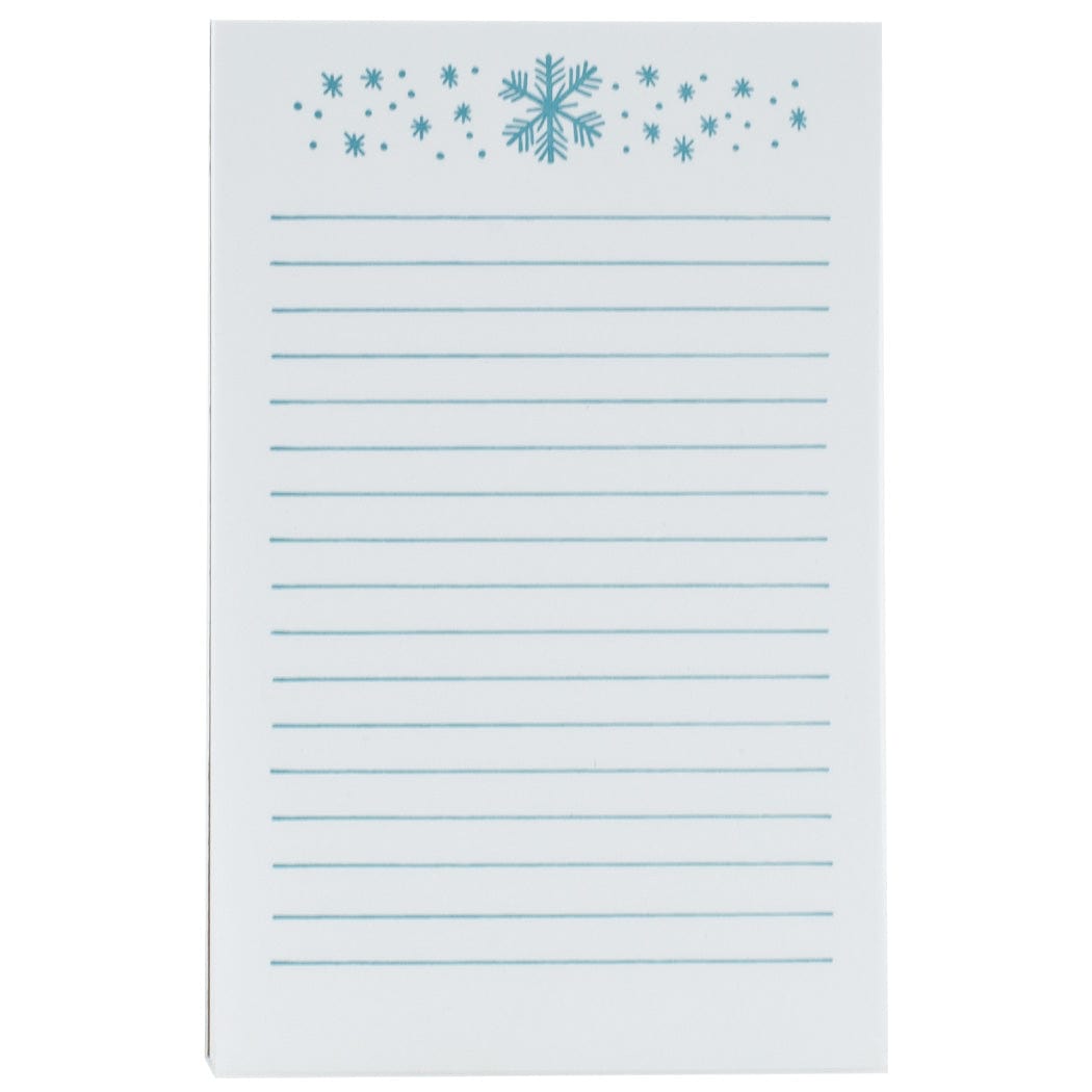 Snowflakes Notepad | Letterpress | Smudge Ink snowflakes-notepad-letterpress-smudge-ink