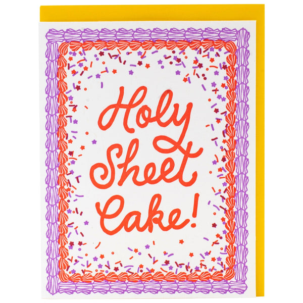 Sheet Cake Birthday Card