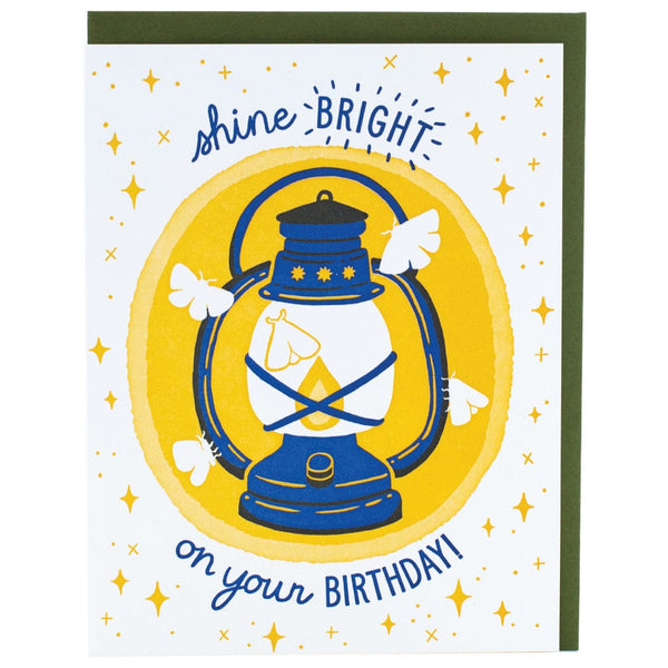 Lantern Birthday Card