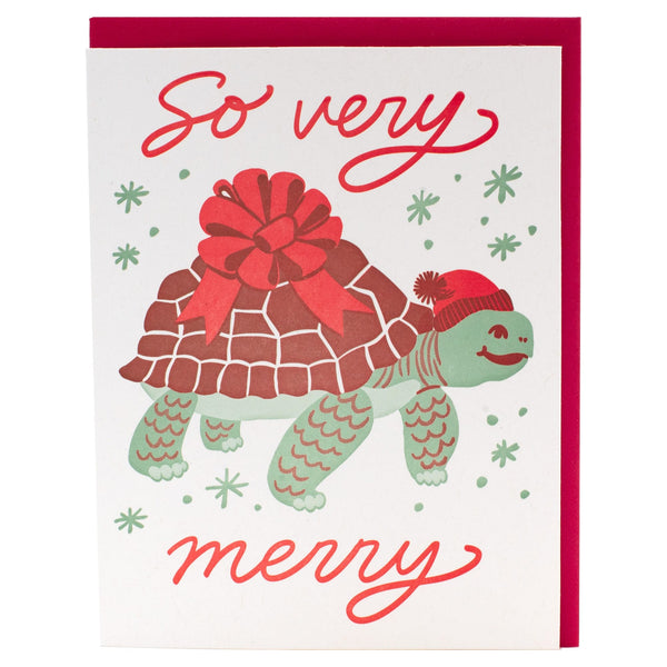Happy Tortoise Holiday Card
