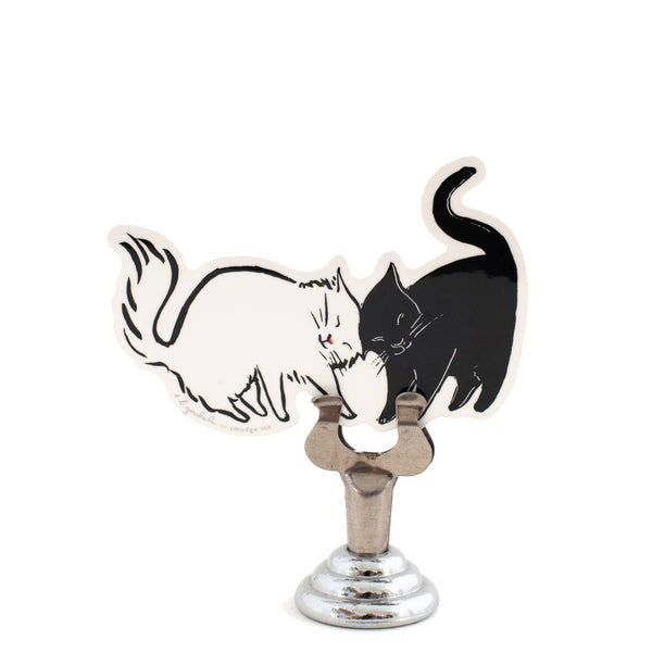 Nuzzling Cats Sticker