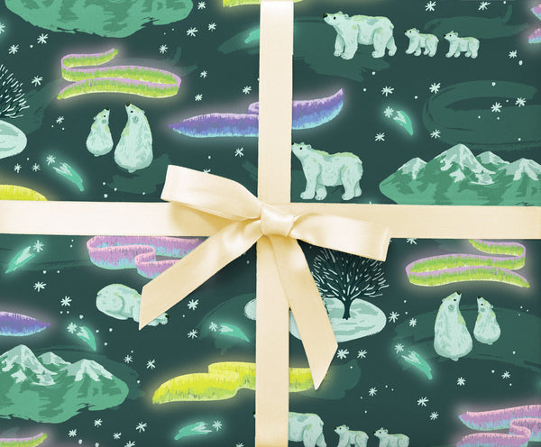Aurora Borealis Gift Wrap