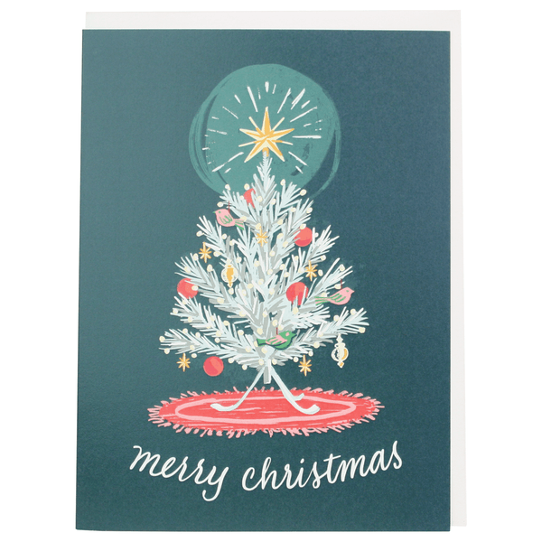 Vintage Tree Christmas Card