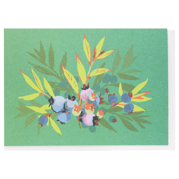 Blueberries Note Card