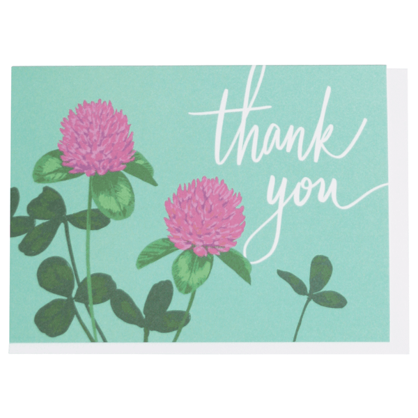Clover Thank You Note Card