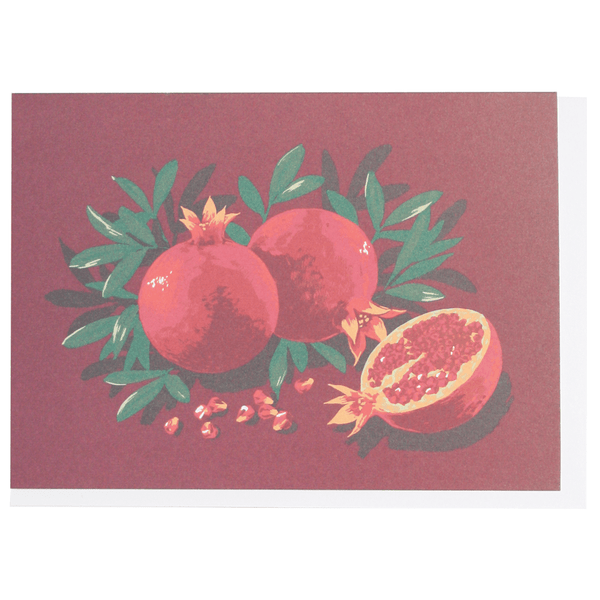 Pomegranates Note Card