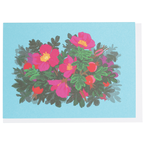 Beach Roses Note Card