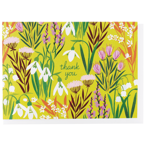 Spring Meadow Thank You Note Card