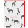 Boston Terrier Birthday Card