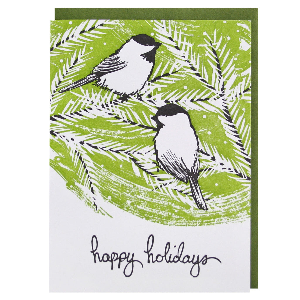 Chickadees Holiday Card