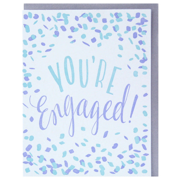 Confetti Engagement Card