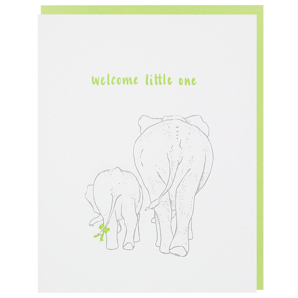 Elephant Baby Card