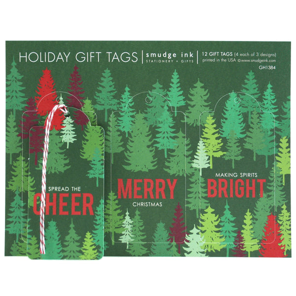 Evergreen Forest Gift Tags