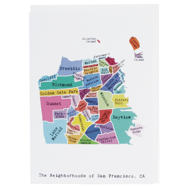 Map of San Francisco - Rainbow