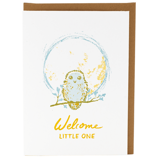 Little Owl Baby Card
