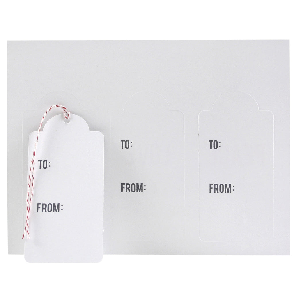 Evergreen Forest Gift Tags Back