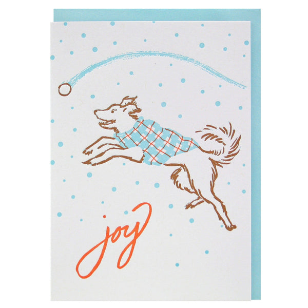 Joyful Pup Holiday Card