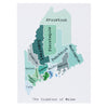 Map of Maine Note Card