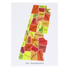Map of the Berkshires Note Card