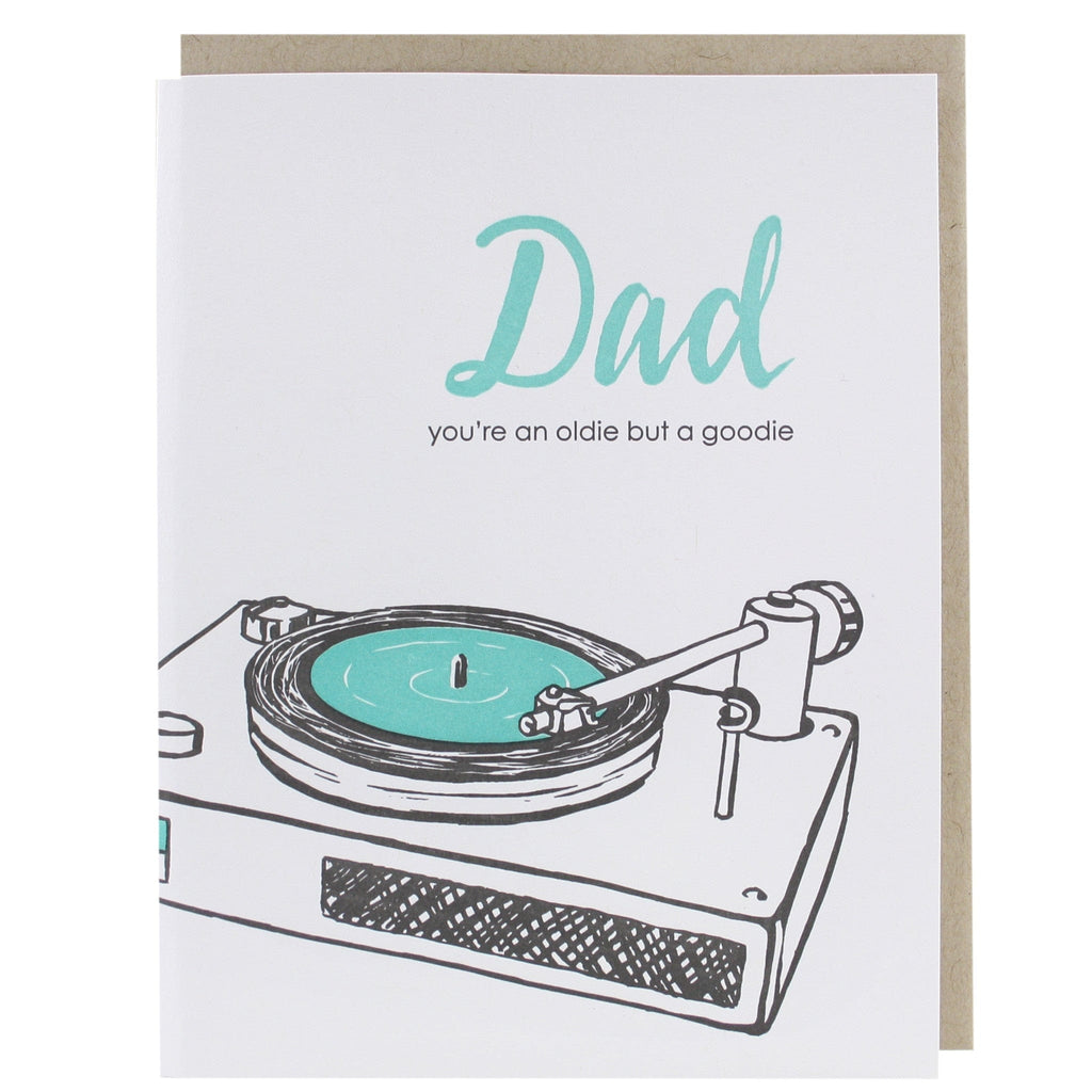 Record Player Father’s Day Card