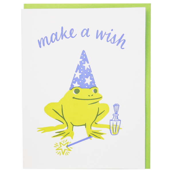 Wizard Frog Birthday Card