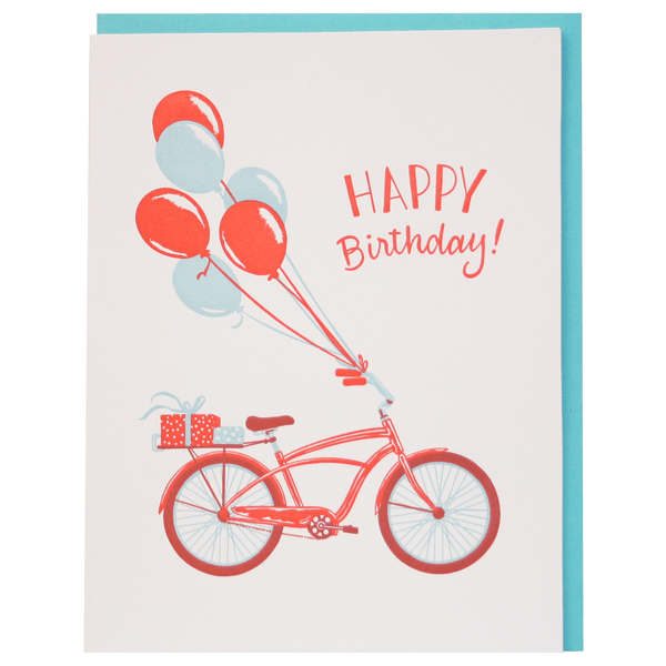 Birthday Bike Birthday Card