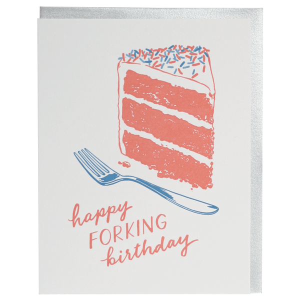 Fork Birthday Card