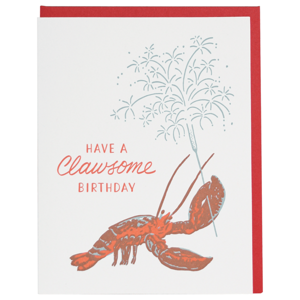 Lobster Birthday Card
