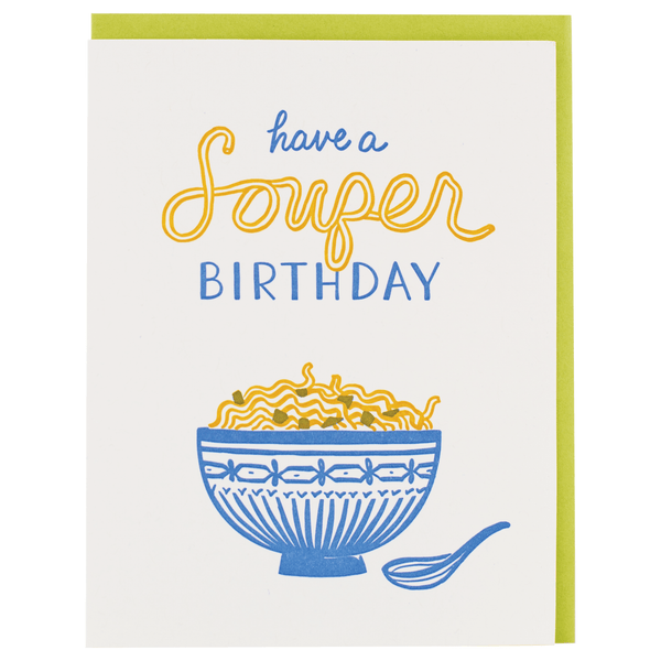 Soup Birthday Card