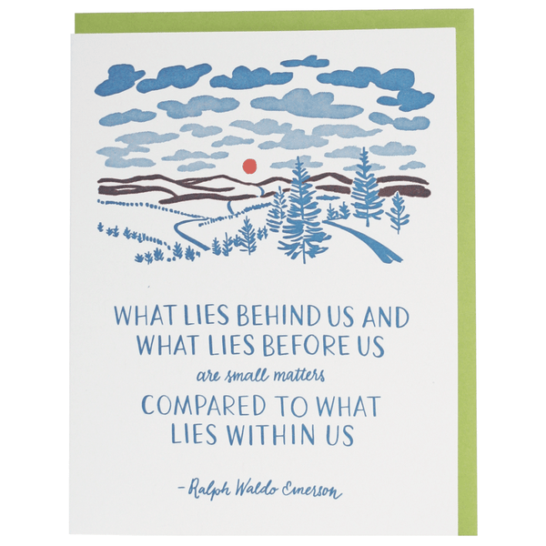 Within Us Quote Congratulations Card